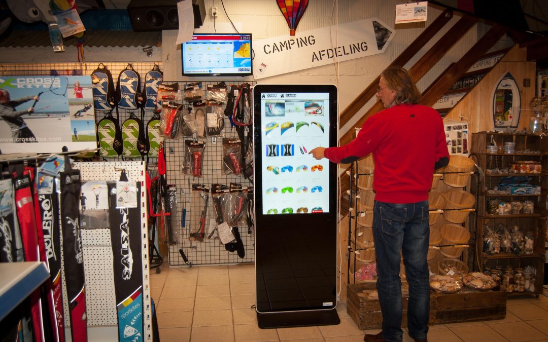 Instore Sales Kiosk Dobber Outdoor Texel