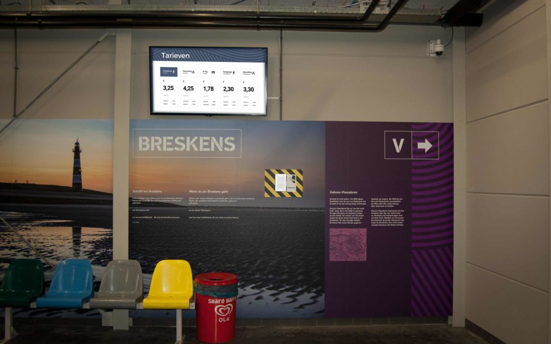 ClubDisplay, Westerschelde Ferry en Ultility realiseren prachtig project.