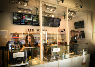 Digitale menuborden voor Coffeeshop Creemers Den Haag